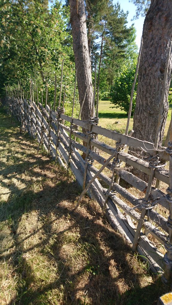 typischer Zaun auf Gotland